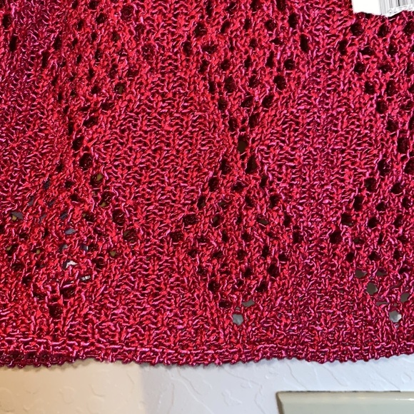 NWT Free People sweater tank pink cropped size Lg - Picture 7 of 12